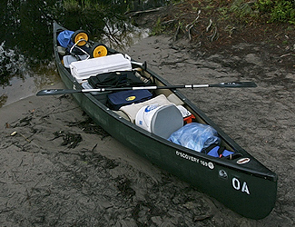 Canoe at Okefenokee National Wildlife Refuge