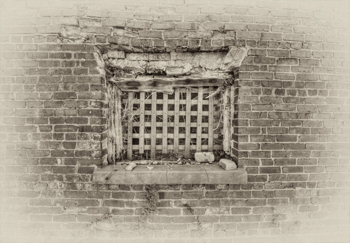 Fort Motte Jail Cell #2 Window